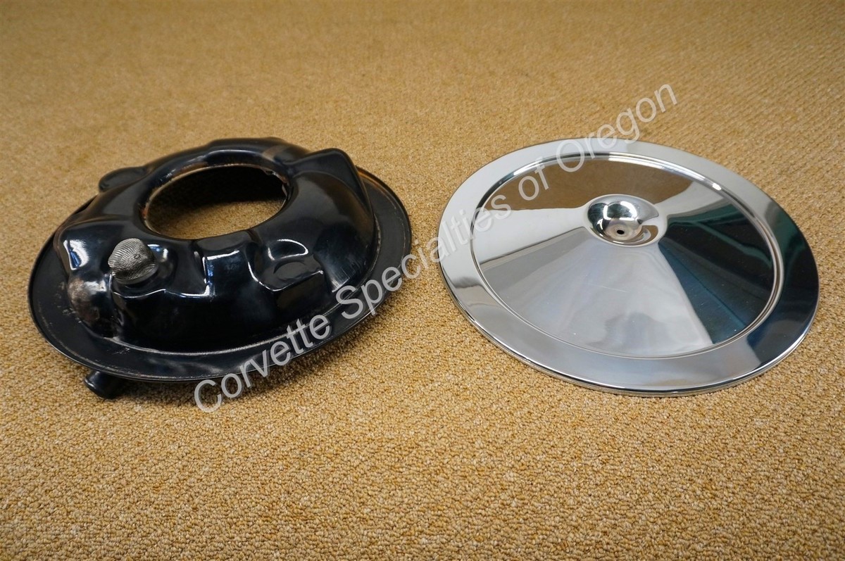 エアマット Original 66 67 Corvette 427 Air Cleaner Base & Lid Assembly 68 69