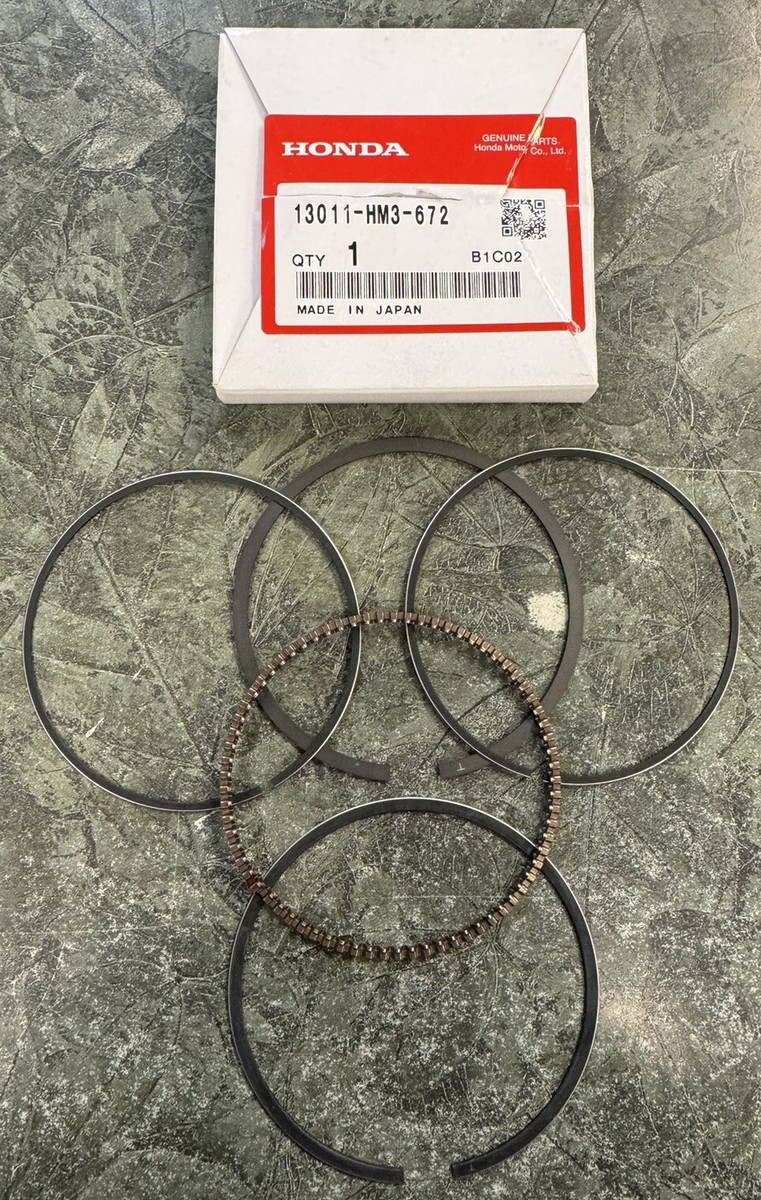 1993-2009 Honda TRX300EX TRX300X STD Piston Rings Genuine OEM