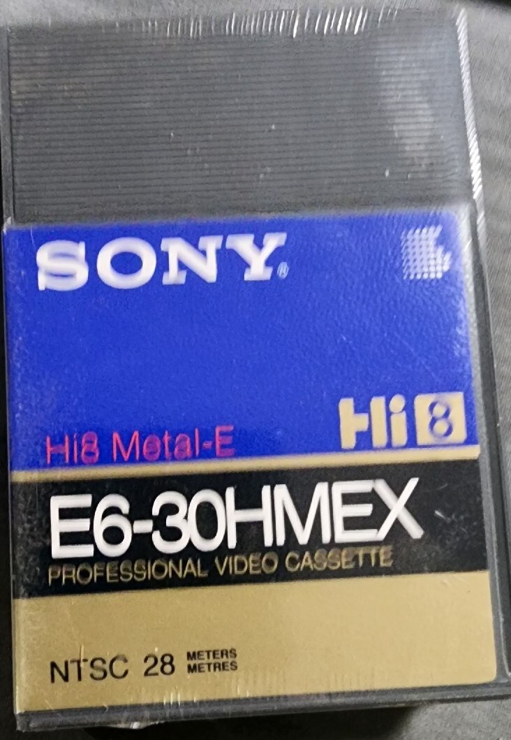 12 Sony Hi8 E630HMEX Tape Video Cassette Metal Evaporated Tape