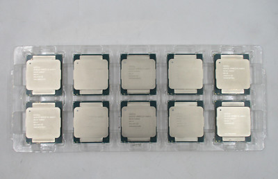 Lot of 10 Intel Xeon E5-2660 V3 10 Core 25MB 2.60Ghz LGA2011 CPU P/N: SR1XR