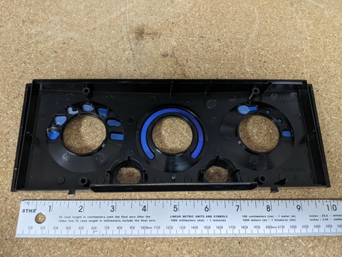 HVAC Heater & A/C Main Dash Control Plastic Cover for Freightliner # 16251142 - Picture 3 of 5