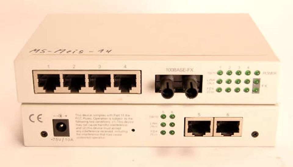 KTI 7-Port 10/100 Mbps Switch mit ST MM (KS-117FM-VT)