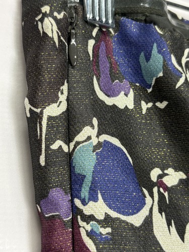 American Eagle Vintage Y2K Strapless Tulip Print Dress Sweetheart Romance Zip - Picture 8 of 9