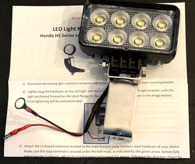 Honda Snow Blower LED LIGHT Deluxe Plug In Kit HS1132 HS1332 HS928 Snowblower | Snow Blowers - Foto 7