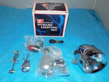 Bicycle Generator Dynamo Headlight &Tailight System With Hardware Fast Shipping