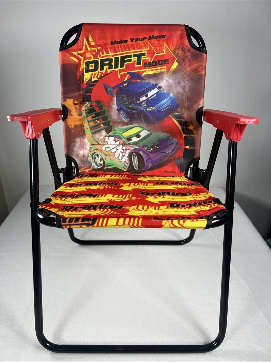 Disney Pixar CARS Lightning McQueen folding Chair Seat DRIFT (21