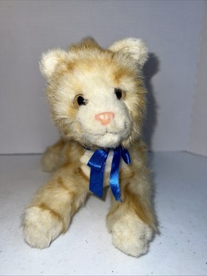 Douglas Orange Tabby Kitty Cat Plush Riley Blue Ribbon Revolution Advert Rare