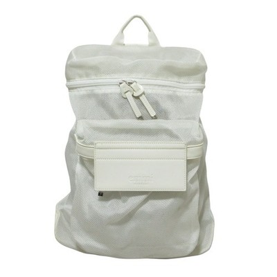 emmi Mesh Backpack, Day Bag, White Women USED