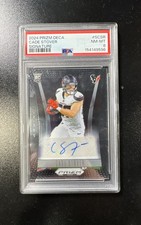2024 Panini Prizm Deca - Signatures Cade Stover #S-CSR (AU, RC) PSA: NM-MT 8