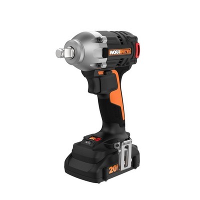 WX272L Worx Nitro 20V 1/2  Cordless Impact Wrench with Brushless Motor