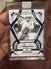 2024 Panini Flawless JIMMIE FOXX Legends Encased SAPPHIRE 1/15 Philadelphia SP