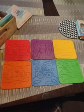 Vintage Tupperware Picture Plates Set Of 6. C1