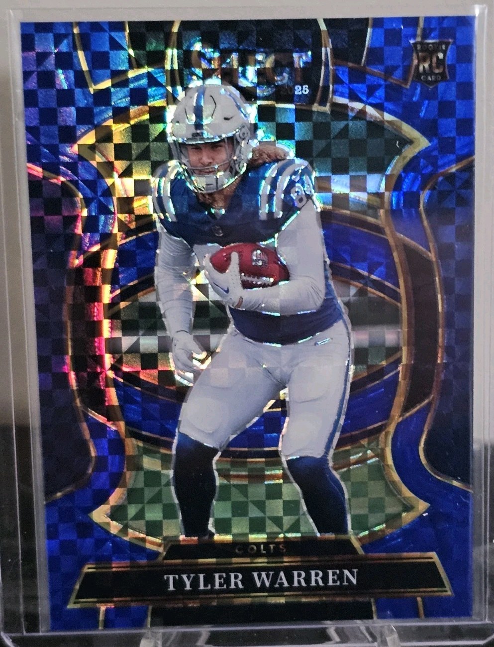 2025 Panini Select Colts Tyler Warren Concourse Blue Prizm /249 #33 (RC)