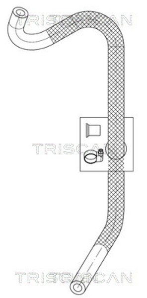 Triscan Hydraulikschlauch Lenkung 8516 29063 FüR Audi A4 B6 8E2 Avant 8E5 B7 8EC-image