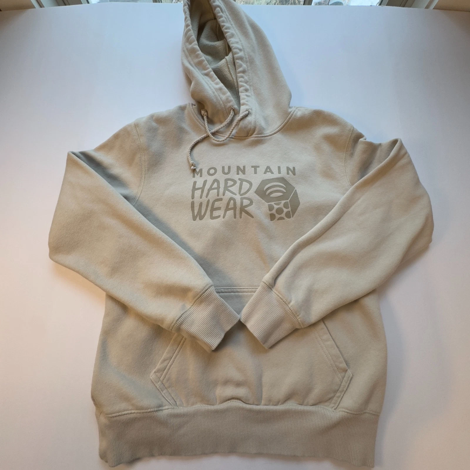 Mountain Hardwear Women's Logo Pullover Hoodie XS Beige/Tan