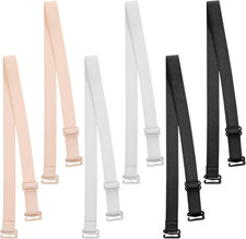 3 Pairs of Bra Straps Replacement Straps for Women, Adjustable Elastic Underwear
