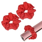 Yoga Mat Scrunchy, Yoga Mat Strap Band 2 Pcs & Cotton & Red