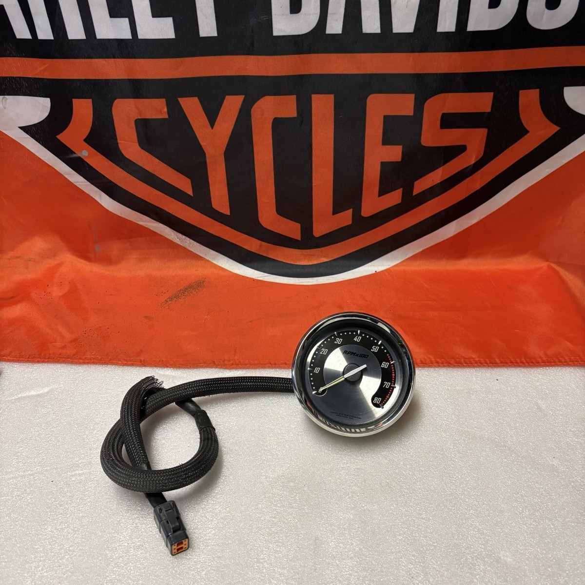 Harley Davidson Tachometer Sportster Dyna Tach RPM Gauge 67541-08