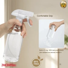 1PC 250ML Spray Bottle - Mist & Stream Plastic Bottle for Cleaning & Plants
