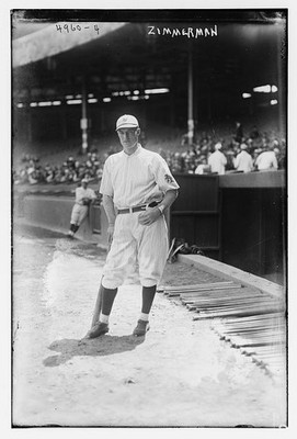 Photo:Heinie Zimmerman New York Giants 1919 Baseball Portrait