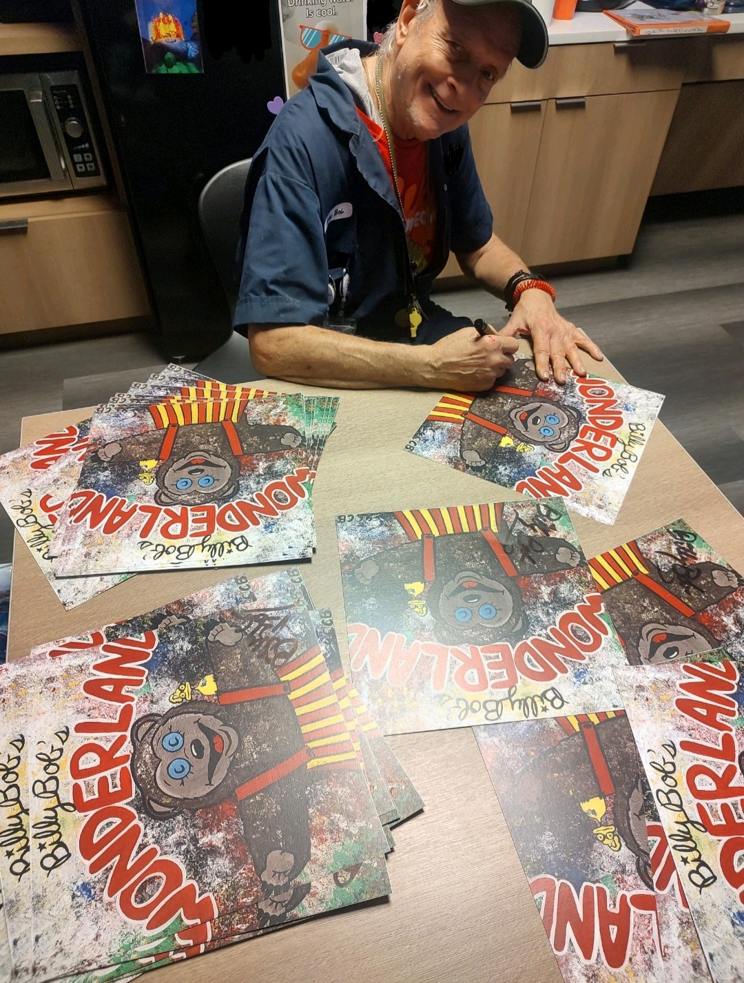 Billy Bob's Wonderland Small Art Print AUTOGRAPHED by David "Billy Bob" Irvin 