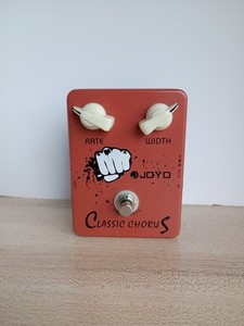 Joyo JF-05 Classic Chorus Analog Guitar Effect Pedal Used Orange Metal