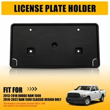 New License Plate Bracket Front for Ram 1500 2013-2016 CH1068128 68141642AA