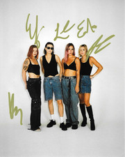 * THE BEACHES * signed 8x10 photo * BLAME MY EX * NO HARD FEELINGS * COA *