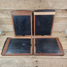 Antique Dry Plate Film Holder for Large Format 8X10 Cameras Lot of 4