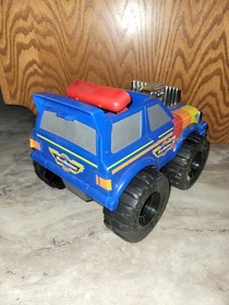 Vintage 1991 Galoob Micro Machines GTX2 Micro Muncher Truck 90s Toy Pickup Blue