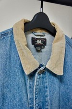 90s RRL Three Star Denim Trucker Jacket Made in USA Size XL Used From JAPAN