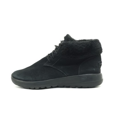 Skechers Damen 15506 BBK Stiefel Schwarz Leder Knöchelhoch Stiefeletten EU 40