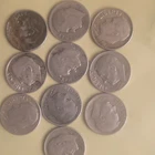 Roosevelt Dimes Lot of 10 10C Circulated  silver US Coins  Uncertified