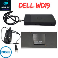 Dell WD19 USB DP HDMI USB-C USB-A Type-C Docking Station W/130w Charger
