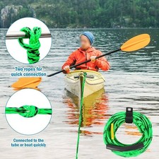 60ft Tow Rope for Tubing and Wakeboarding with Enhanced Wear Resistance