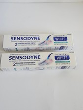 Sensodyne Clinical White Toothpaste 2 pk 5.5oz each EXP 02/28 Please Read