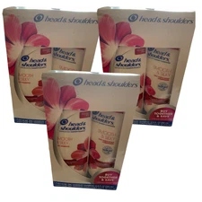 3 Pack Head & Shoulders Smooth & Silky Dandruff Shampoo + Conditioner 23.4oz