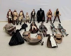 Star Wars action figures lot used and played with AS-IS