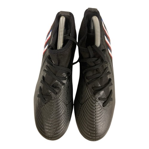 Adidas Football Soccer Boots Kids Sz US6.5 AU6 Predator Edge.3 Firm Ground Black - Picture 8 of 14