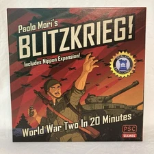 Paolo Mori's Blitzkrieg Game - Includes Nippon Expansion - Excellent Condition