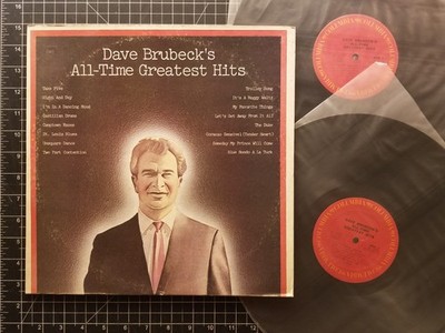 DAVE BRUBECK All-Time Greatest Hits 2LP 1974 VG+ PAUL DESMOND Take Five VINYL