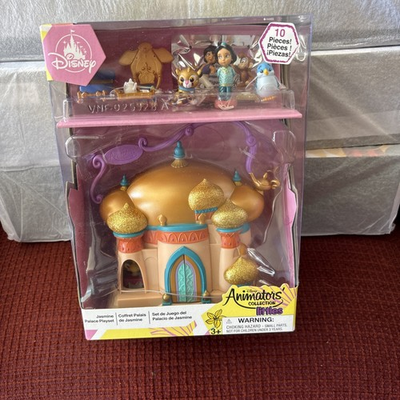 #ad Disney Animators Collection Littles Jasmine Palace Playset Aladdin 10 Piece Set $12.99