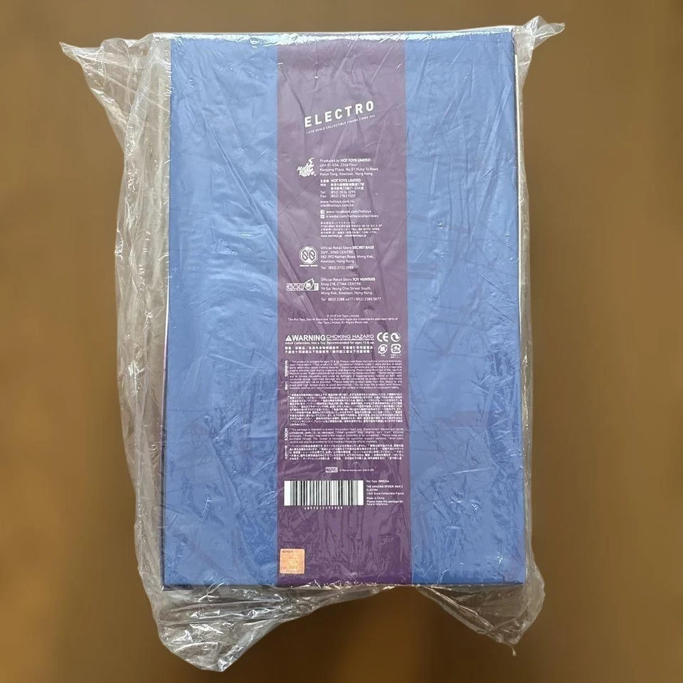 Figura de acción Hot Toys Spider-Man 2 Electro 12 pulgadas MMS 246 Spiderman nueva Foto 2 de 4