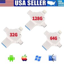 USB 3.0 Flash Drive 128GB Type C Memory Photo Stick for iPhone Android iPad Lot