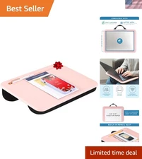 Ultimate Portable Lap Desk - Fits 15" Laptops, Dual Bolster Cushion for Comfort