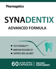 SynaDentix - Advanced Formula for Overall Oral Health- 60 Capsules Genuine