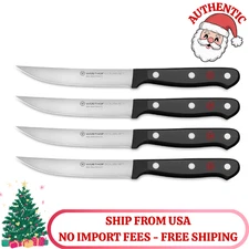 Wusthof Gourmet 4-Piece Steak Knife Set - 1125060403 NEW