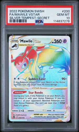 Mawile VSTAR graded PSA 10 for sale on eBay