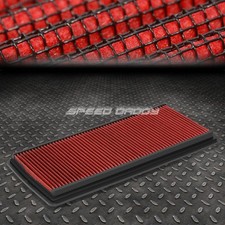 FOR 98-02 CHEVY CAMARO V6/V8 RED REUSABLE&WASHABLE HIGH FLOW PANEL AIR FILTER