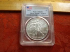 2021 T-1 United States Silver Eagle $1 PCGS Graded MS70 - First Strike Flag